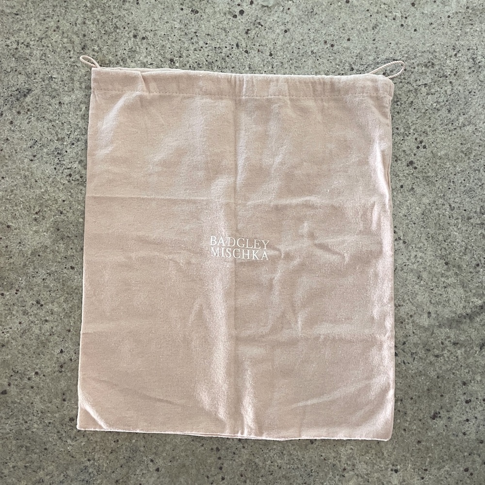 New, never used! Badgley Mischka Dust Bag • Perfect for Wedding/Bridal Shoes